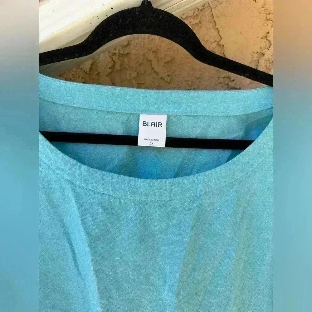 Blair turquoise top size 2xL - Picture 3 of 6